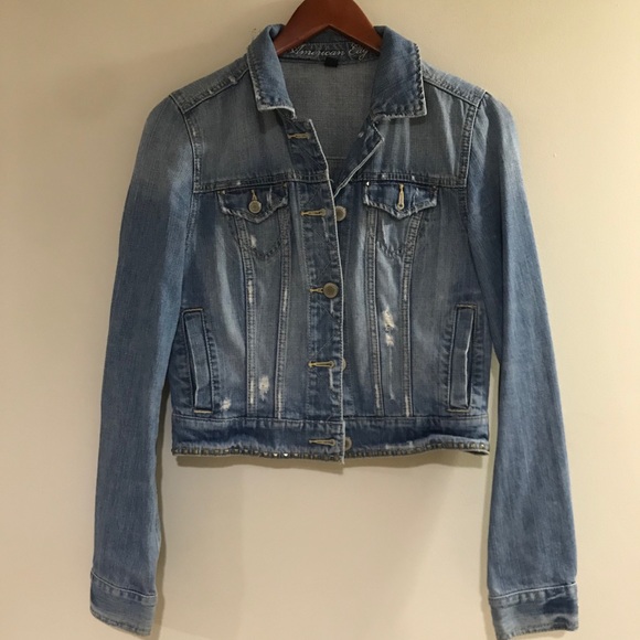 American Eagle Outfitters Women’s Jean Jacket Size Medium - Picture 1 of 9